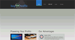 Desktop Screenshot of buyfpctraffic.com